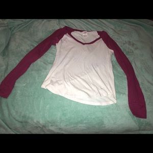 PINK baseball tee